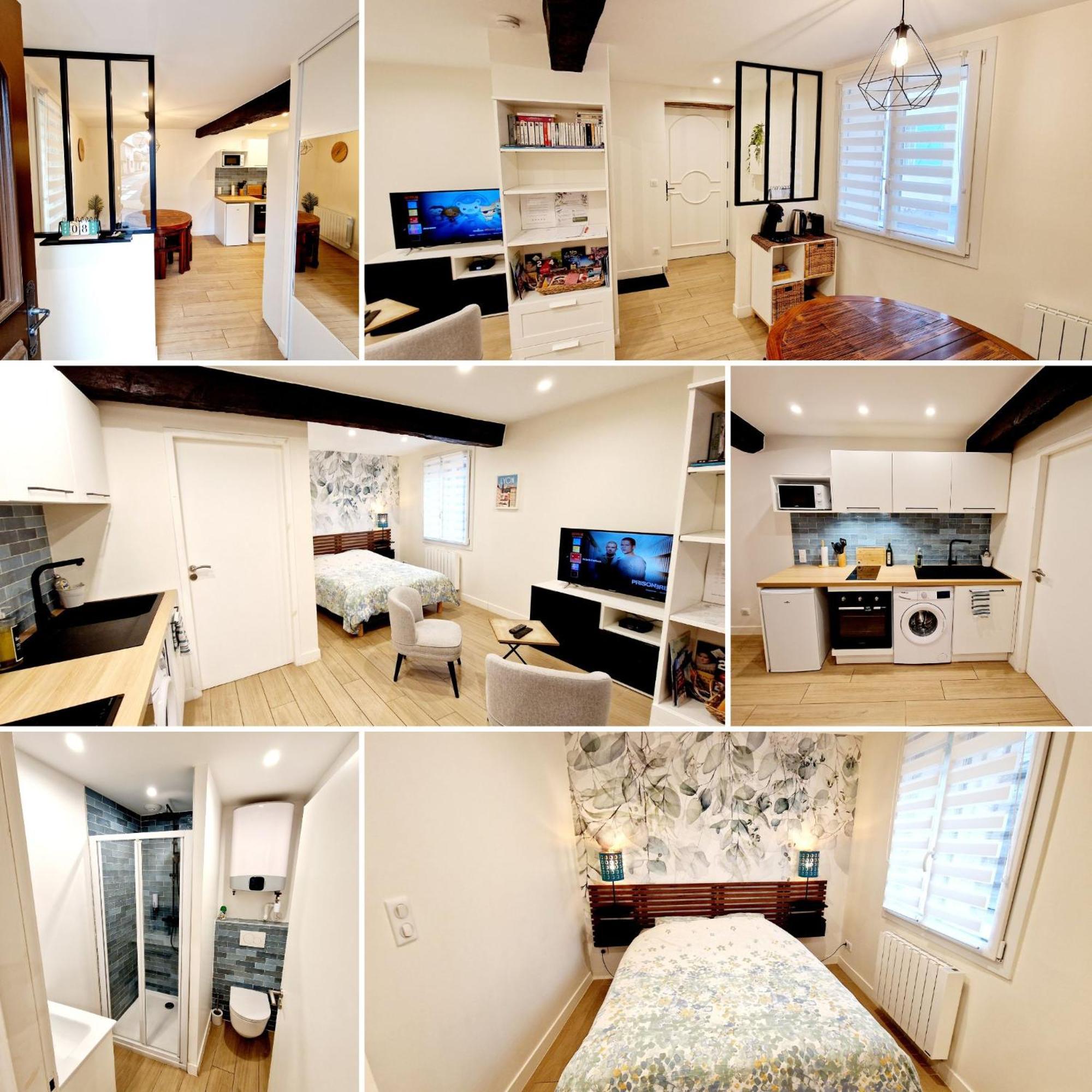 Studio Entierement Equipe Cailloux-sur-Fontaines المظهر الخارجي الصورة
